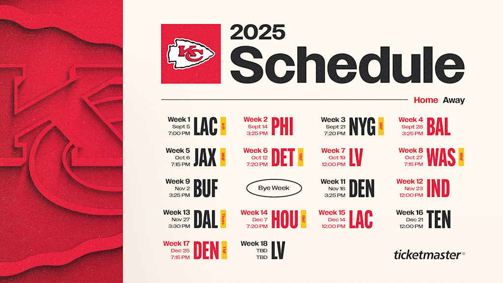 2025 Chiefs Schedule What Fans Can Expect Info Petite Nation Chiefs Schedule 2025 263