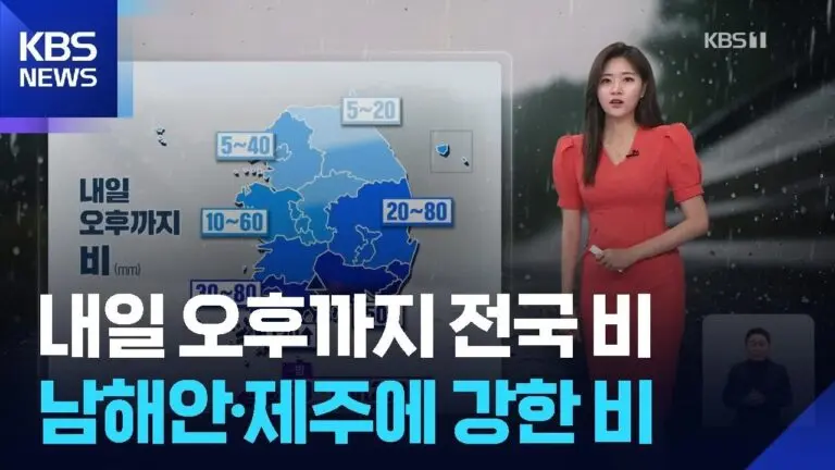 내일 날씨 예보: 예상 기온과 강수 확률