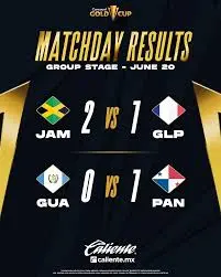 Current Standings for the 2023 CONCACAF Gold Cup image 1