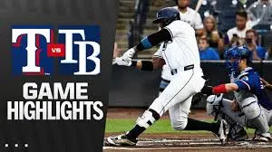 An Exciting Showdown: Rangers vs Rays Highlights