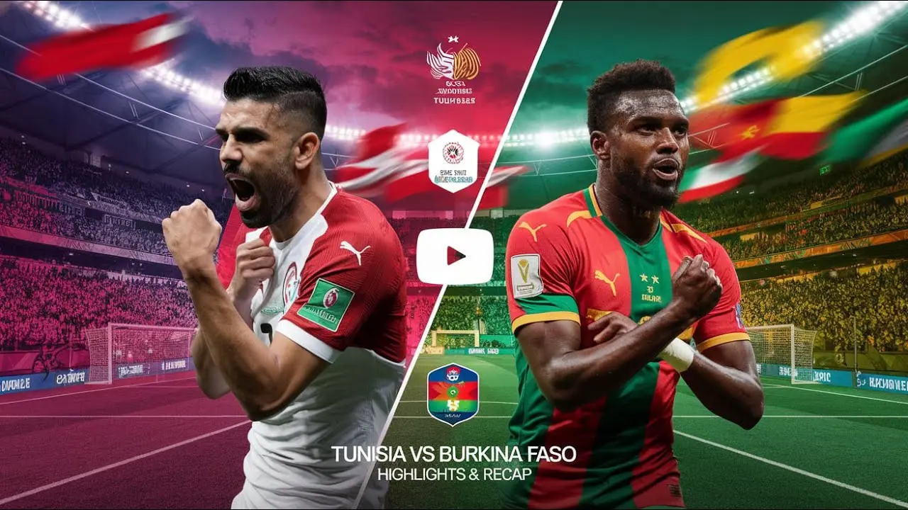 Highlights of Tunisia vs Burkina Faso Football Match image 1