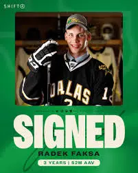 Profile of Radek Faksa: A Rising Star in the NHL