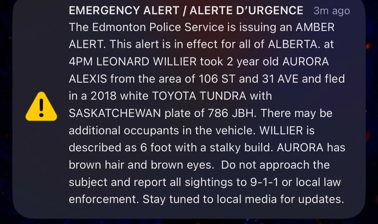 The Recent Amber Alert in Edmonton: What You Need to Know