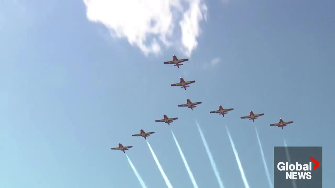 Canadian Forces Snowbirds Dazzle Edmonton with Aerial Displays image 1