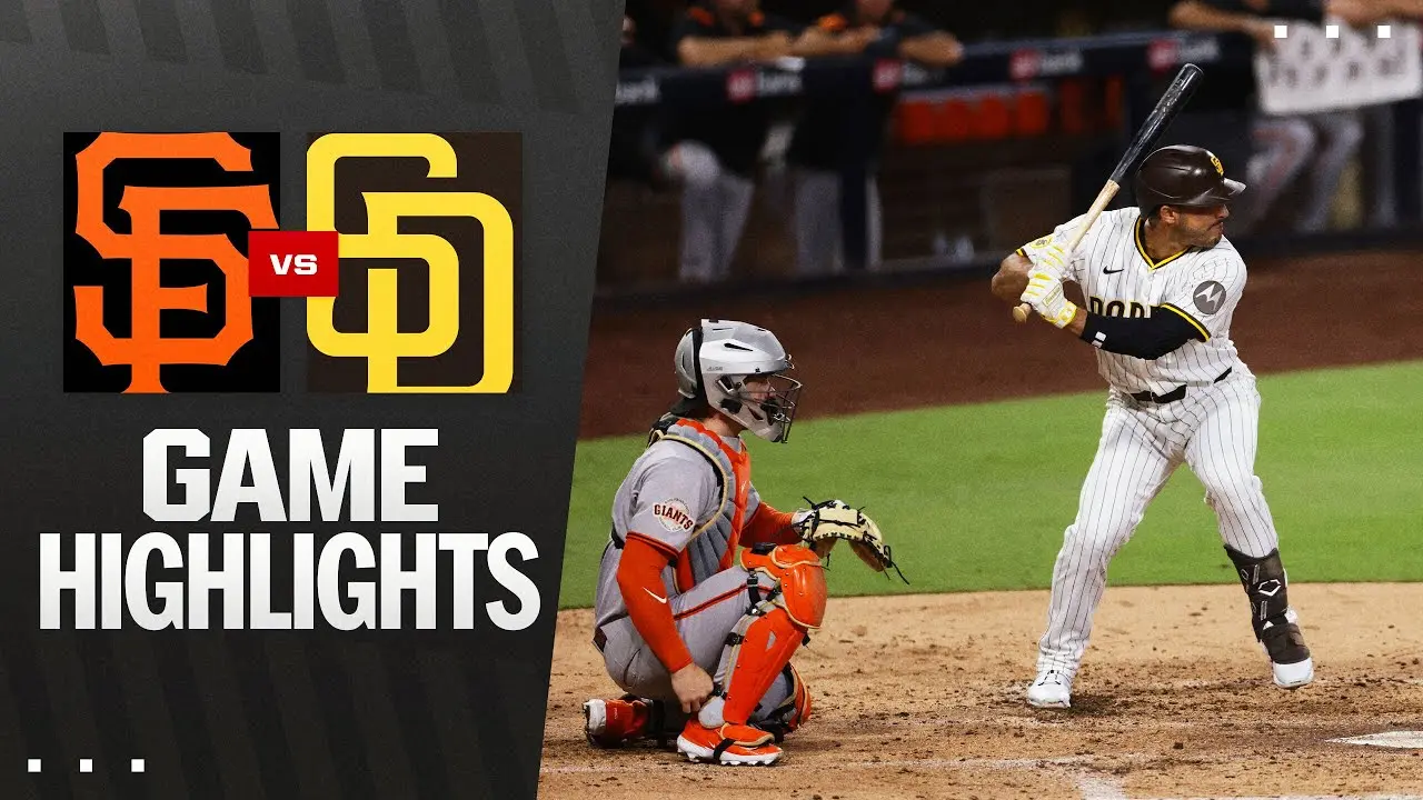 Giants vs Padres: Highlights from the Latest MLB Matchups