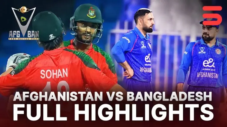 The Growing Rivalry: Afghanistan vs Bangladesh in Cricket