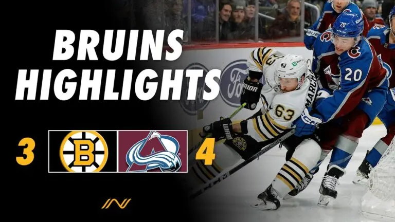 Bruins vs Avalanche: An Exciting NHL Face-off