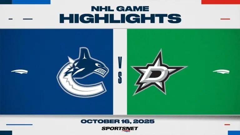 Canucks vs Stars: Highlights from the Latest Showdown