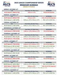 Understanding the Number of Games in the ALCS image 1