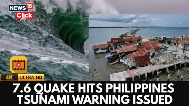 Philippines Earthquake Triggers Tsunami Warning image 1