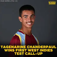 The Promising Rise of Tagenarine Chanderpaul in Cricket image 1