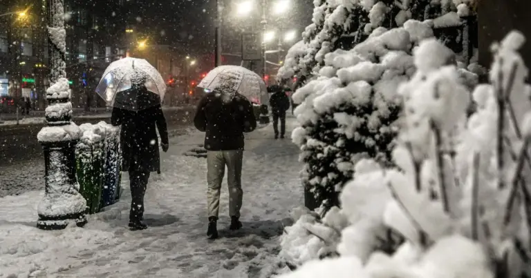 new york snow storm — CA news
