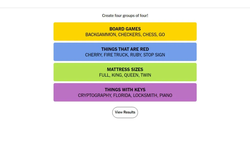 nyt connections — CA news