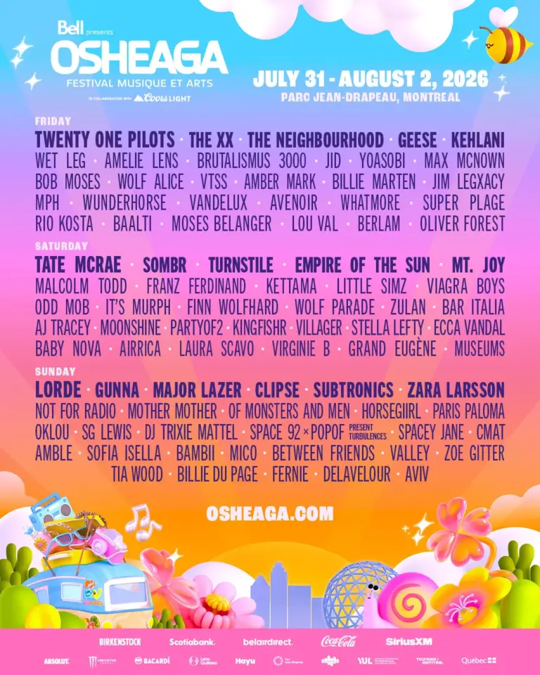 osheaga lineup — CA news