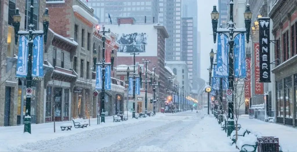 calgary snowfall — CA news