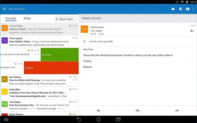 microsoft outlook app android — CA news