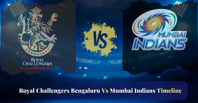 royal challengers bengaluru vs mumbai indians standings — CA news