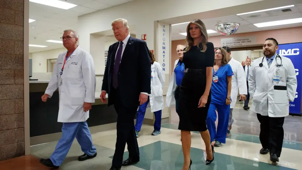 trump in hospital — CA news