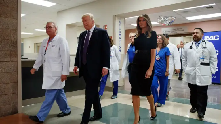 trump in hospital — CA news