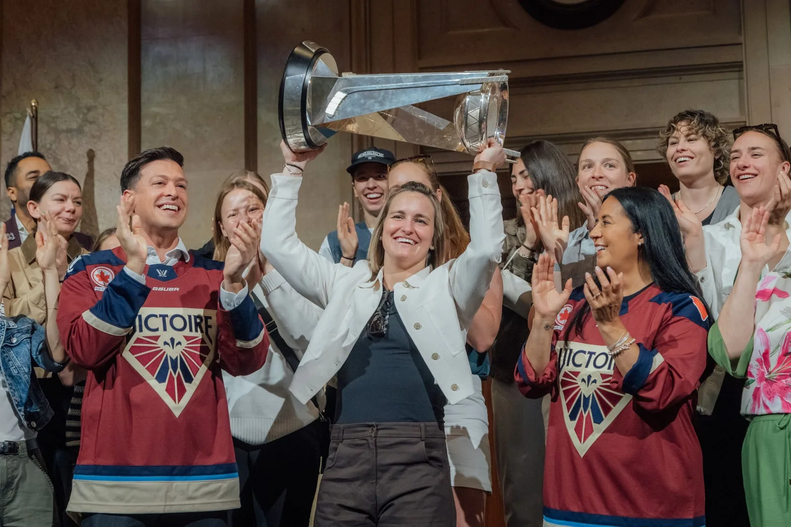La Victoire de Montréal célébrée à l’hôtel de ville