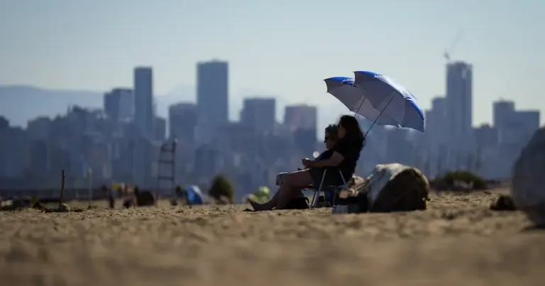 British Columbia communities experience record-high temperatures on Sunday