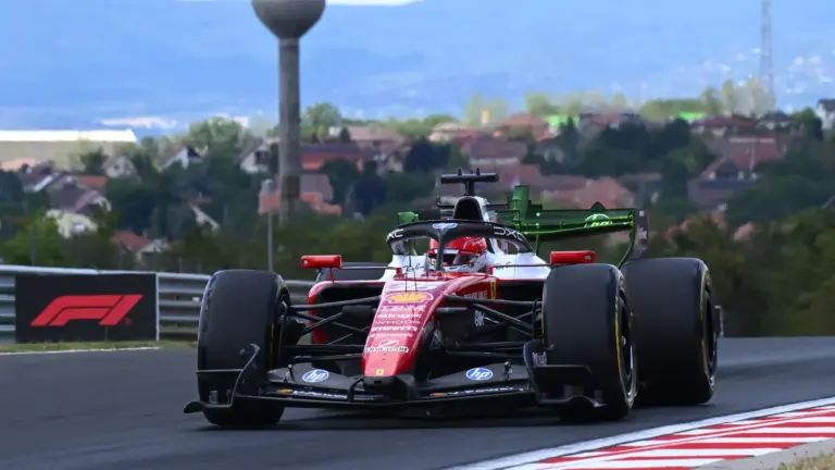Leclerc leads Verstappen in Hungary FP1 before Ferrari issue image 1