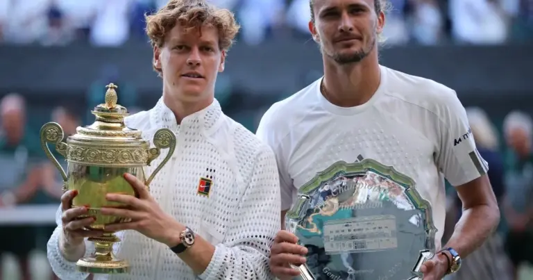 Sinner defends Wimbledon title against Zverev image 1