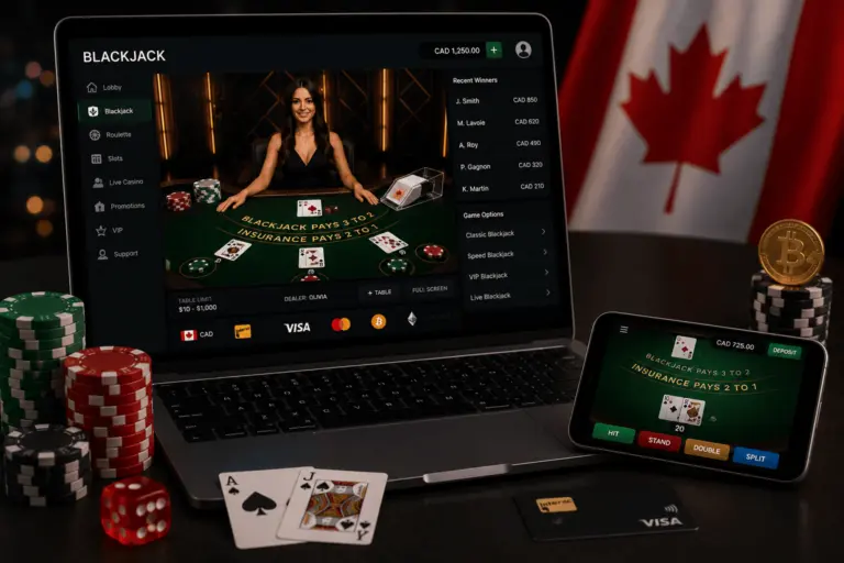 Best Online Blackjack Casino Canada: Top Sites 2026