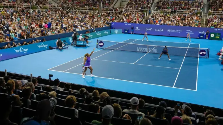 Cincinnati: Williams sisters fall in doubles return against Kostyuk and Stearns