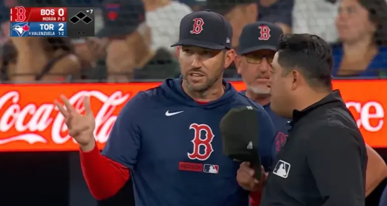 Toronto: MLB rule sparks rare Red Sox four-out inning in Blue Jays game