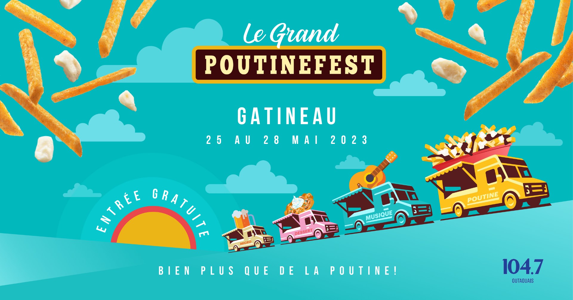 Affiche officielle du PoutineFest 